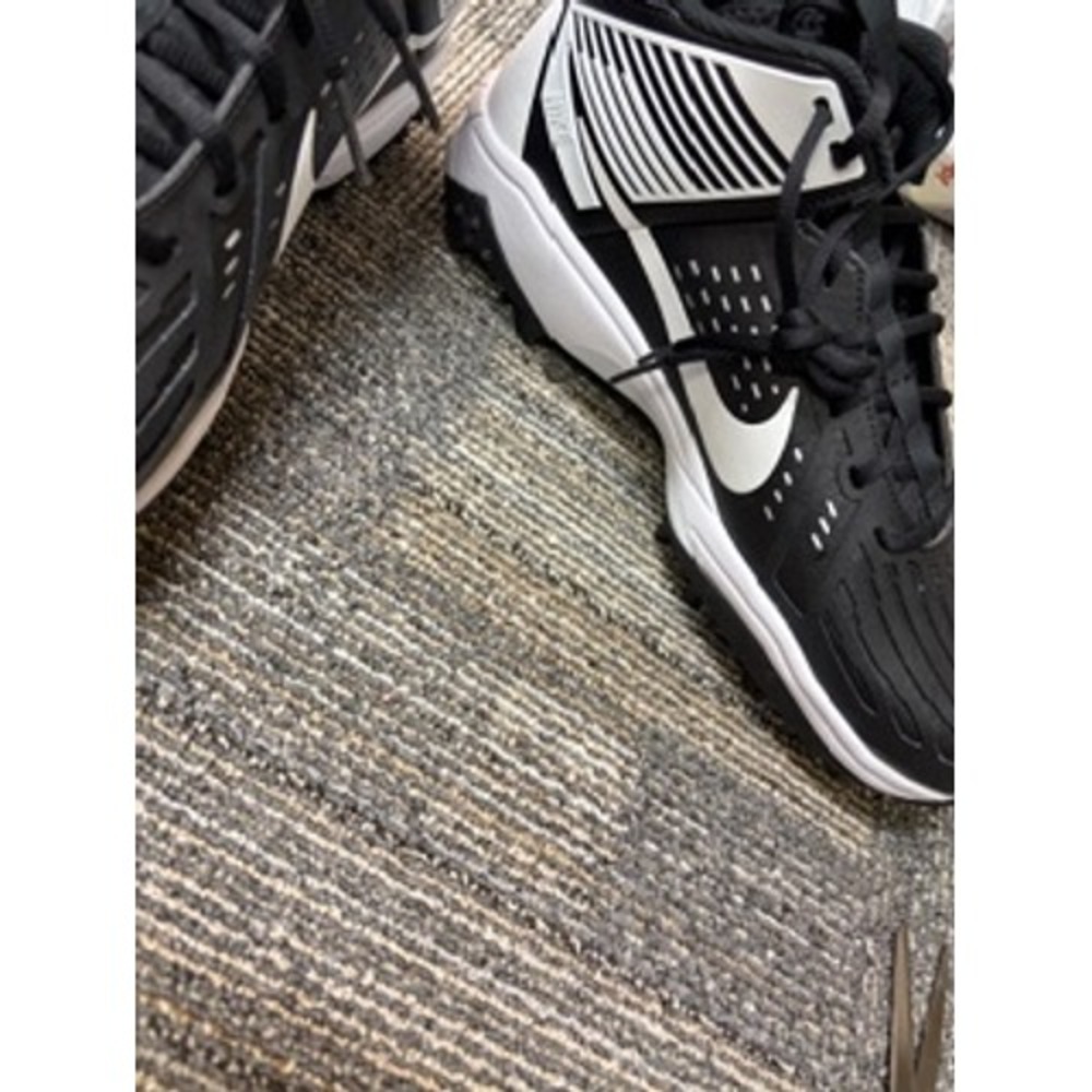 Nike Force Trout 9 Pro MCS Mens Football Cleats Black White FJ8163-002 Size 15 - Picture 6 of 8